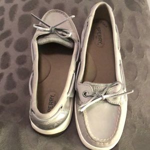 Sperry Koifish Sparkle Leather/Textile Boat Shoe